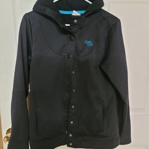 ~ Womens Rip Curl black button jacket with hood